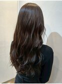 ナチュラルブラウン 艶髪 ダメージレス ロング 巻き髪