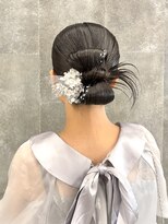 ピークアブー 原宿ハラカド(PEEK-A-BOO) ヘアセット 結婚式ヘア カチモリ お団子ヘア お呼ばれヘア