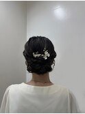 結婚式お呼ばれヘアセット