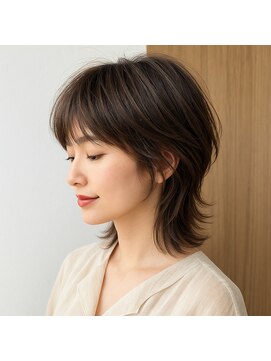 スープレックス ヘアーデザイン(SOUPREX HAIR DESIGN) エレガント大人ウルフショート 20代 30代 40代 50代 60代