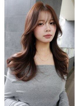 ソヨン 大宮店(SOYON) ロングレイヤー×ウォームブラウン