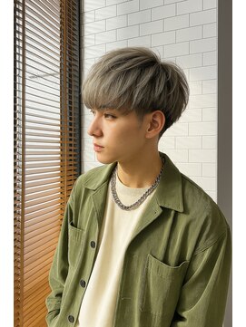 コポル(Copol) メンズハイトーンショート×アッシュベージュ