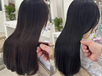 ラナン(Ranun)の写真/巻けるほど柔らかい『髪質改善ストレート』や『美髪再生トリートメント』でワンランク上のサラ艶髪に♪