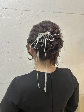 ふわふわアップスタイル