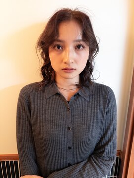 ベンジー オウン 代々木上原店(benji own) チョコレートブラウン ミディアムレイヤー