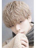 アイトーキョーシエル 横浜(AI TOKYO Ciel) メンズカラー/ミルクティーベージュ/ブリーチ&ダブルカラー