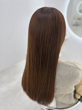 アイニ 天王寺アポロ店(aini) オレンジベージュロング