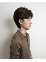 ヘアークリエイ トポライトウィロー 烏丸(Hair Create Polite willow) 毛流れセンターパートフェザーパーマニュアンスパーマ