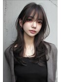 ダークグレージュ×レイヤーカット【kate 大宮】
