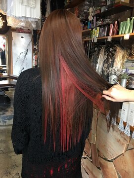 オーバーキャプテンネイキッド(OVER CAPTAIN NAKED) インナーカラーエクステンション