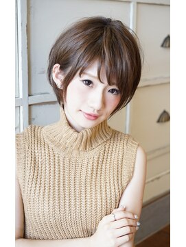 ザ シー 橋本(The C) 顔型に似合う小顔ショート(イルミナカラー)ザシー 橋本