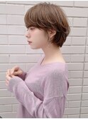 外ハネボブ/厚めバング/20代/30代/40代/ショート/ボブ/小林