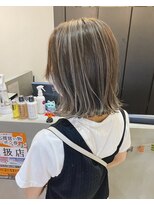 チェレ ロッソ 金剛店(Chere rosso)&nbsp;デザインカラー×ハイライト×Bobスタイル