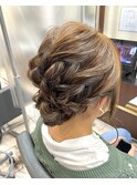 ゆるふわまとめ髪ヘア