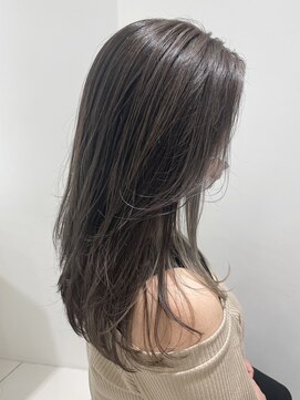 エアー 銀座(air) ★岡田有加★20代30代/くすみイヤリングカラー×ハイライト