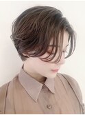 ショコラアッシュ/ヘルシースタイル/ショート/カラー/カット