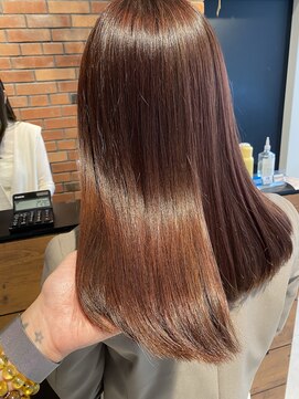 アーバン(URBAN.) 【URBAN.】ピンクブラウン＋美髪中性ストレート　by MAYUMI