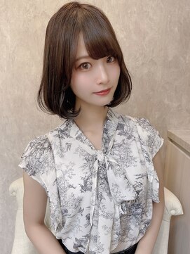 ヒップスデコ(Hip's deco) 大人可愛い前下がりボブ