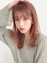 トゥーナ 表参道(tona)&nbsp;小顔カット・外ハネボブ・くびれヘア・ペールベージュ