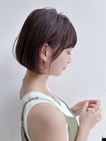 トルネード(TORNADO) 大人ショートボブ 前髪あり内巻きミニボブ丸顔面長エラ張りK0928