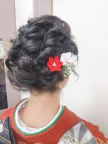 美容室せき アップスタイル