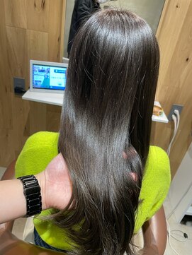 ベルベットヘア 千早店(Velvet hair) 暗髪アッシュグレー 【福岡聖容】