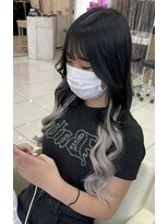 シーズン 大阪(SEASON)&nbsp;【エクステ】シルバーブラック/インナーカラー