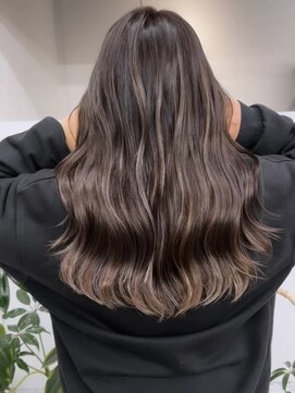 ジルブラン(JIL BLAN) ハイライトバレイヤージュダブルカラー20代30代40代グレージュ