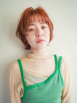 マセナ(Masena) 韓国風"orange color" ハッシュカット