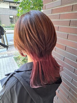 アリュー(allu) ピンクブラウンクラゲヘア