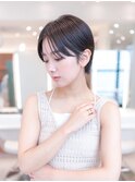大人かわいいショートヘア似合わせカット小顔