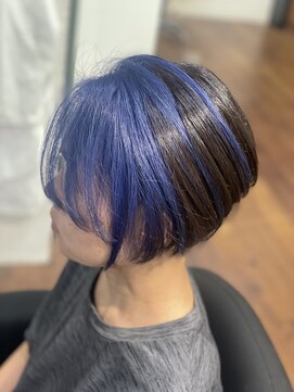 ヘアーアンドメイク ルシエル(hair&make Luxiel) オーバーセクションフェイスフレーミングカラー