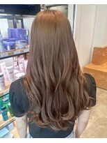 アルバム 銀座(ALBUM GINZA) グレーベージュグレージュカラーレイヤーロング_ba527081