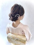 (和装人気No1)ルーズシニヨン