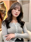 フェミニンロング×韓国縮毛矯正レイヤーカット顔周り[大宮]