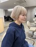 カット＋白髪ぼかしハイライトカラー＋トリートメント ￥16000