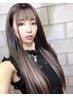 【最高級エクステ】カット+ブリーチ+イルミナカラー+シールエクステ20本32320