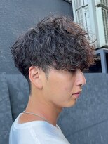 メンズサロン レブヘアー 桂店(LEVHAIR)&nbsp;ツイストローフェードスペインカールニュアンスパーマ韓国パーマ