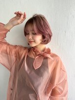 アンダーバーホワイト 天神店(_WHITE) ショート透明感カラー/シースルーバング/顔まわり／レイヤー