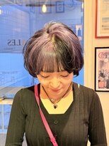 ヘアー アレス(hair ales) レイヤーボブ　ウィンターボブ　イメチェン　ミニウルフ