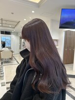 ガレリアエレガンテ 栄店(GALLARIA Elegante)&nbsp;ピンクブラウン　×  ロング