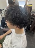 癖毛風パーマ