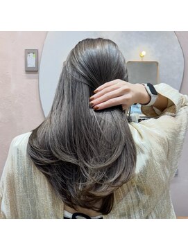 ガーデンヨコハマ(GARDEN YOKOHAMA) デジタルワンカールパーマ/オリーブ/ダブルカラー