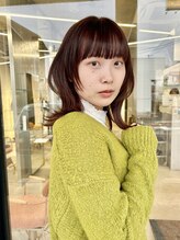 ロマーリ 岡山店(LOMARLIE) フルバング_顔まわりレイヤー_プチウルフ