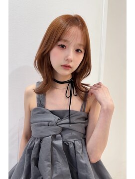 ロンド レア 天神大名店(Lond Le’a) 黒髪カタログ/オリーブグレー/ココアベージュ/小顔に見せるヘア