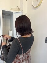 シエル 一社(cher)&nbsp;ブリーチ無しダークレッドカラー