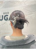 結婚式ヘアセット/カチモリアレンジ
