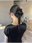 お呼ばれヘアカチモリヘア
