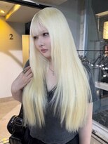 ネハス(nehus.) ブリーチ/ミディアムヘア/デザインカラー/フェイスフレーミング