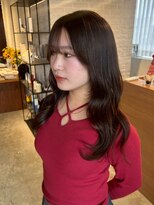 クラン バイ ナチュラル(clan by Natural)&nbsp;フェイスレイヤー/色っぽヘア/チョコレートブラウン/サラツヤ髪